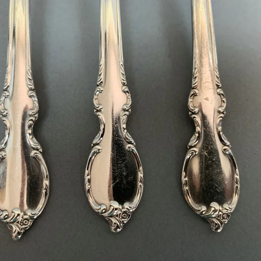 4 Rogers‎ Bros 1847 Reflection International Silver Silverplate 6 3/4 Forks